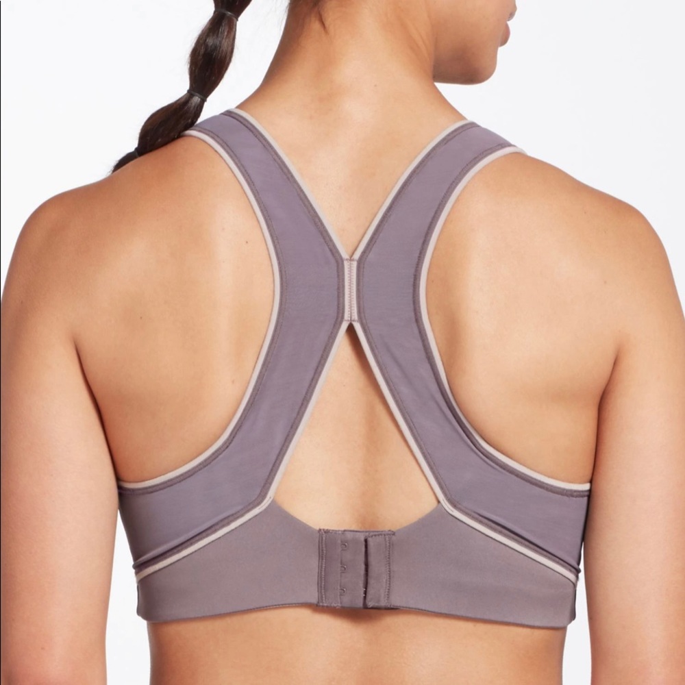 CALIA Cross Front Sports Bra 34D Shark